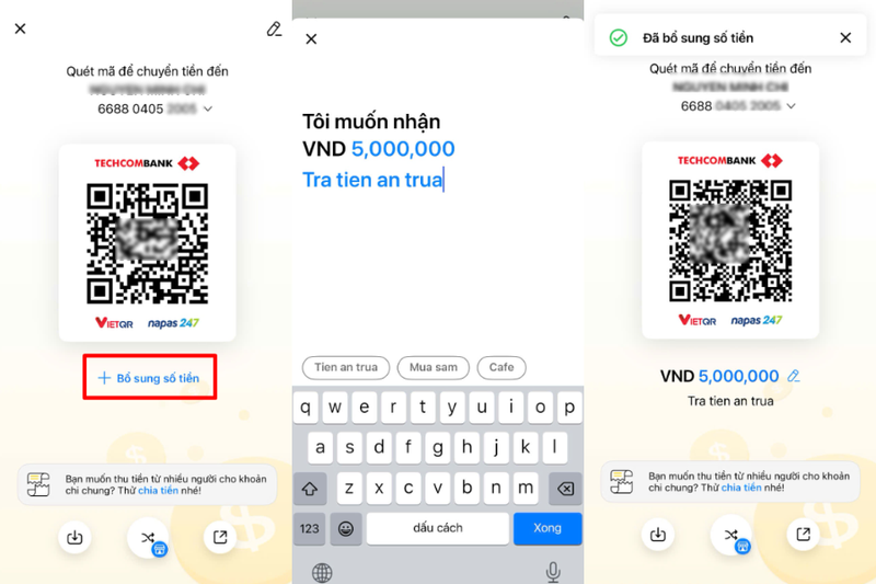 Cách tạo mã QR nhận tiền - hình 4