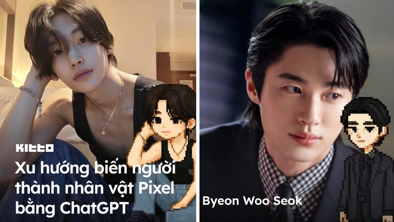 Xu hướng tạo nhân vật pixel từ ChatGPT được nhiều người hưởng ứng