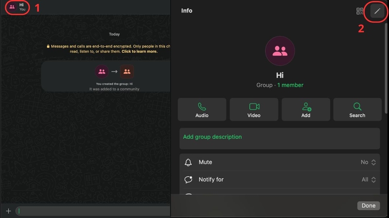 cách tạo nhóm trên WhatsApp 14