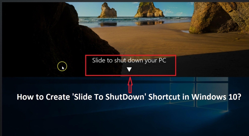 cách tạo nút Slide to Shut Down Win 10 - Hình 2