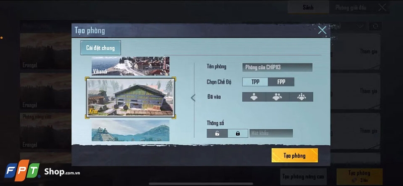 Cách tạo phòng PUBG - 03