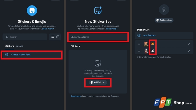 Tạo bộ sticker từ ảnh