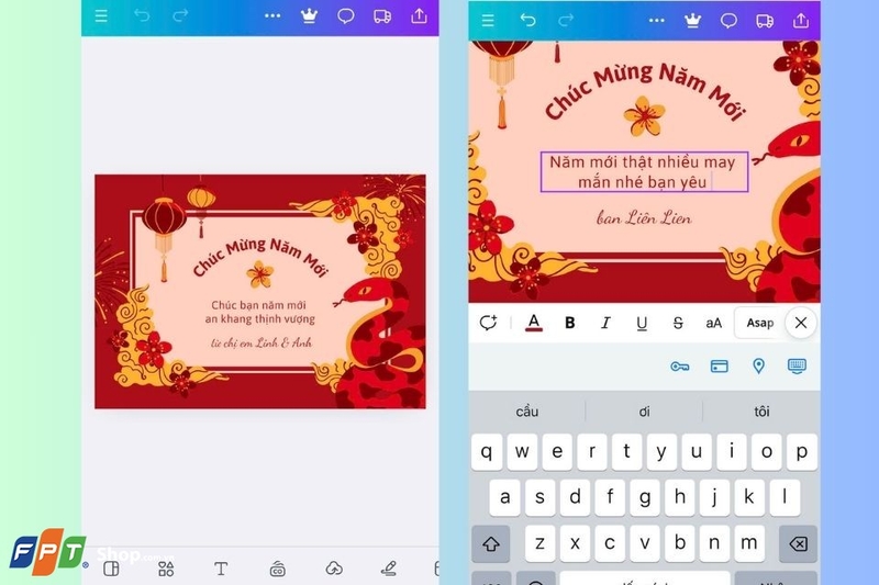 Gợi ý về các mẫu thiệp chúc Tết