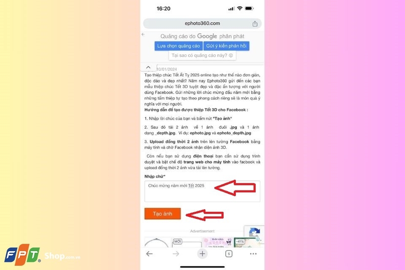 Cách điền lời chúc trên mẫu thiệp