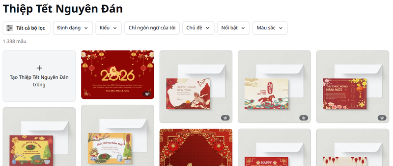 Lợi ích khi thiết kế thiệp chúc Tết 2026 bằng ứng dụng Canva