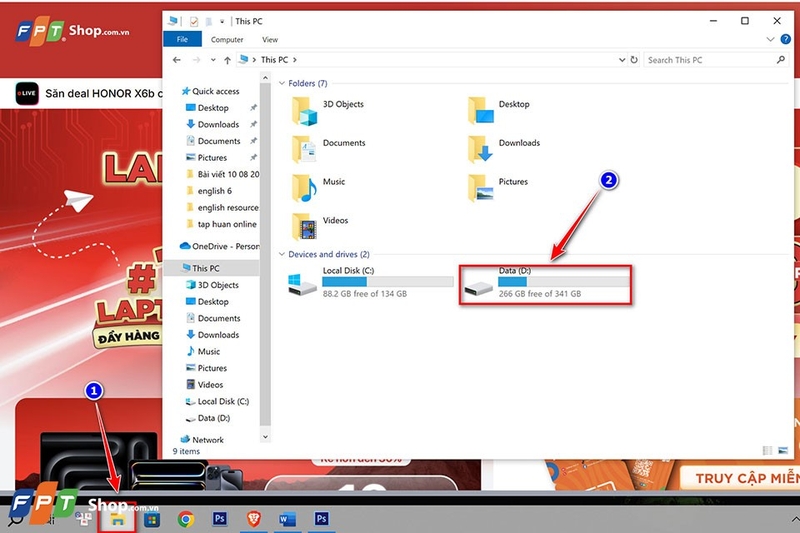 Cách tạo thư mục trong ổ đĩa D - Ảnh 06