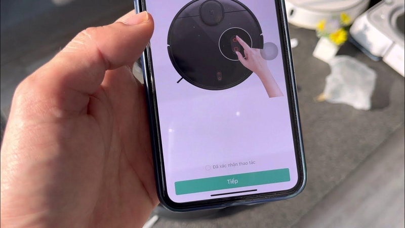 dieu khien robot hut bui xiaomi bang mi home