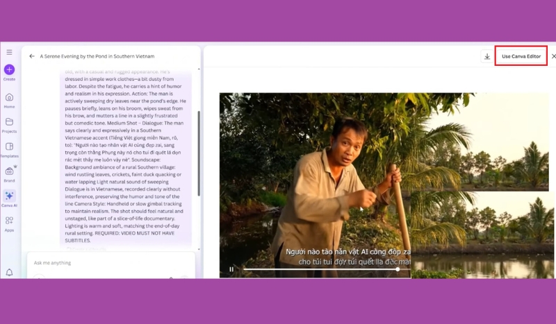 Cách tạo video AI trong Canva bằng Google Veo 3 hình 9
