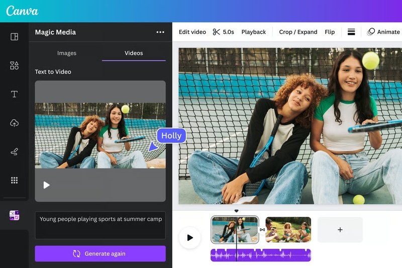 Cách tạo video AI trong Canva bằng Google Veo 3 hình 10