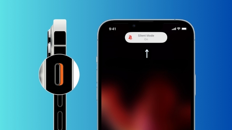 Tắt âm thanh khóa màn hình iPhone tạm thời bằng chế độ im lặng