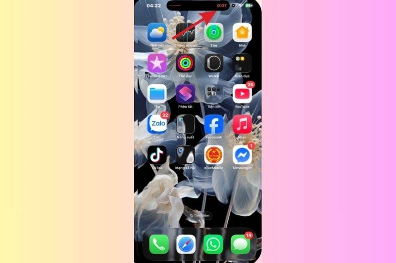 Hạn chế sử dụng chế độ ghi âm để tắt chấm cam trên iPhone