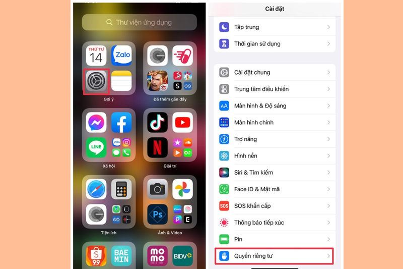 Cách tắt chấm màu cam trên iPhone (5)