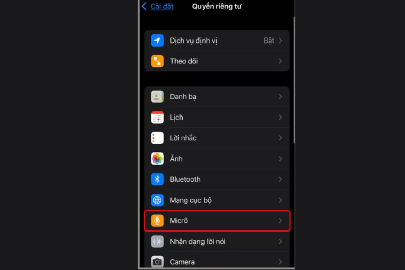 Cách tắt chấm màu cam trên iPhone (6)