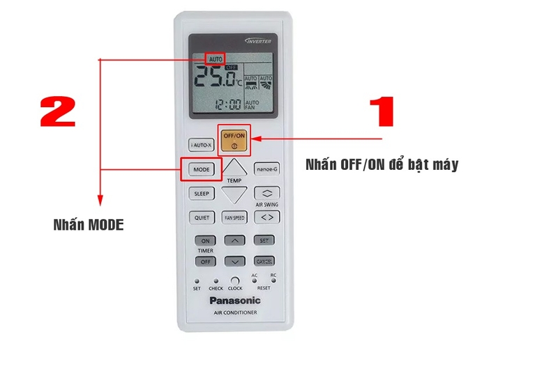 cách tắt chế độ Auto điều hòa 4