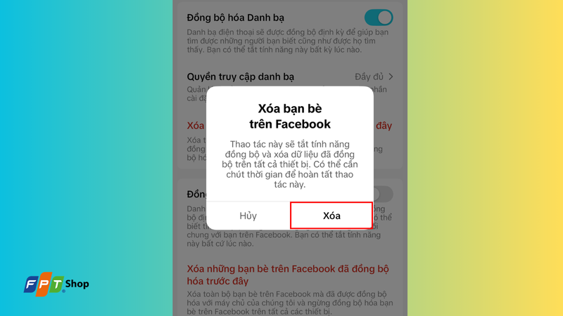 Xóa dữ liệu