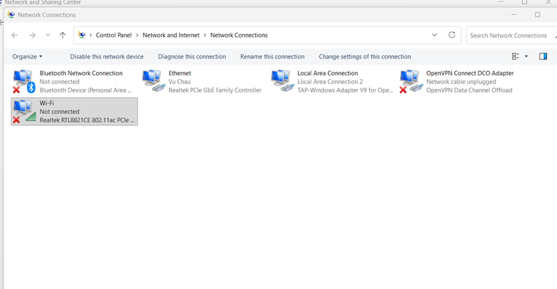 tat mang wifi tren win 10
