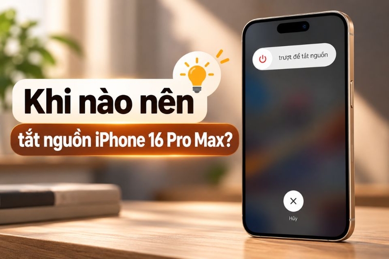 Cách tắt nguồn iPhone 16 Pro Max (ảnh 1)