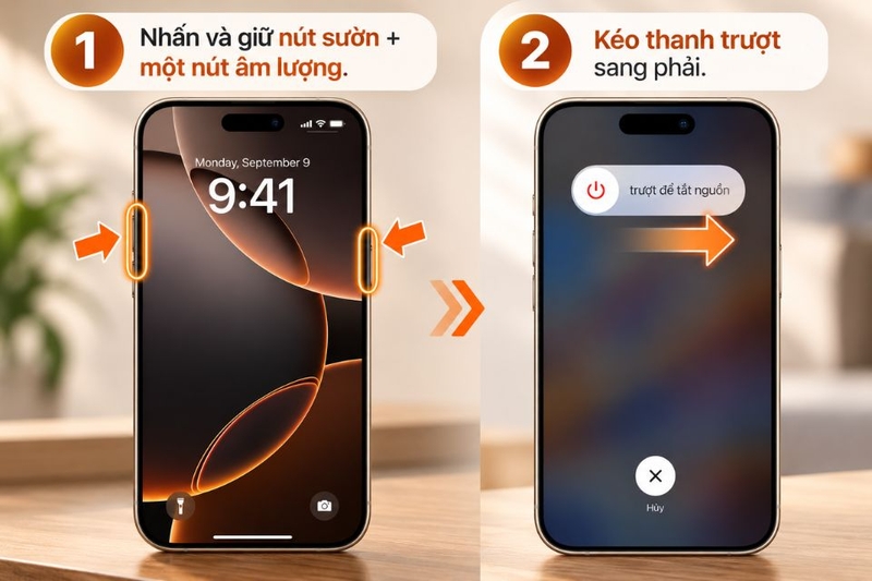 Cách tắt nguồn iPhone 16 Pro Max (ảnh 2)