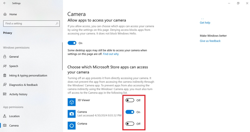 Cách tắt nhanh camera laptop hình 13