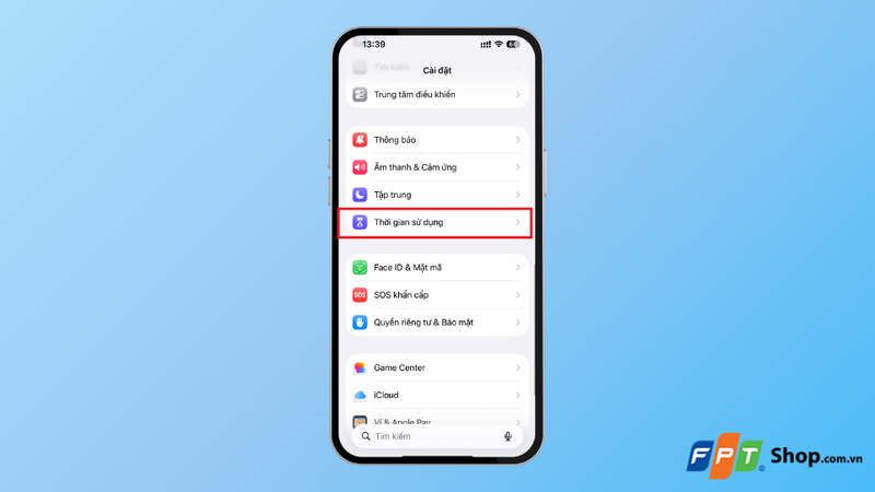 Cách tắt thời gian sử dụng trên iPhone 1