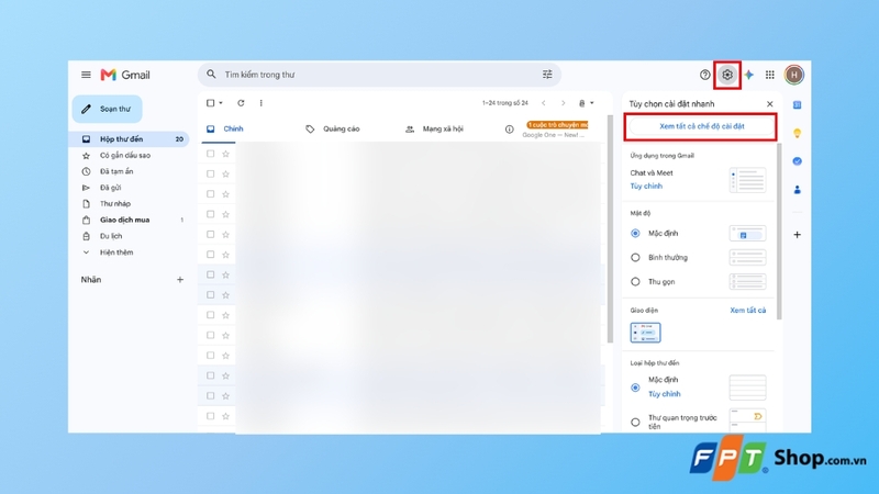 Mở Gmail