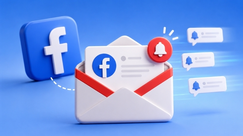 Vì sao Facebook liên tục gửi thông báo đến Gmail