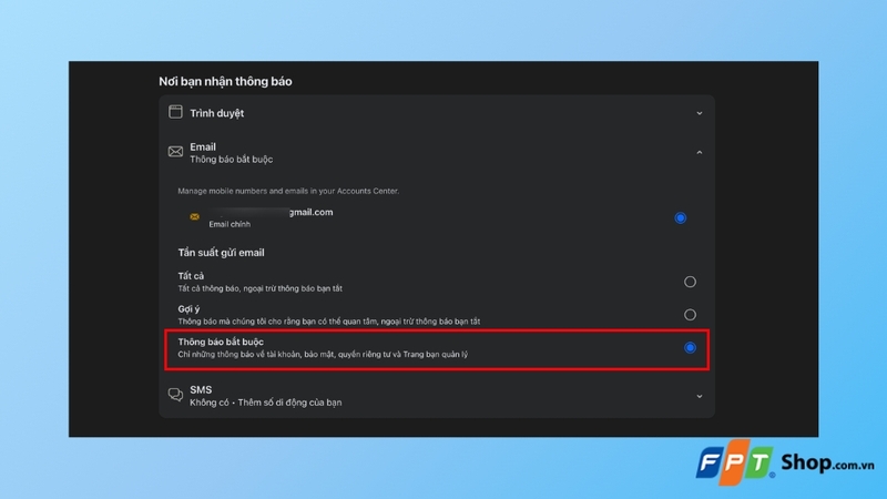 Tắt thông báo Facebook trên Gmail từ máy tính