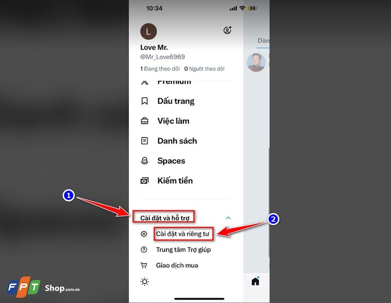 Cách tắt thông báo Twitter - 06