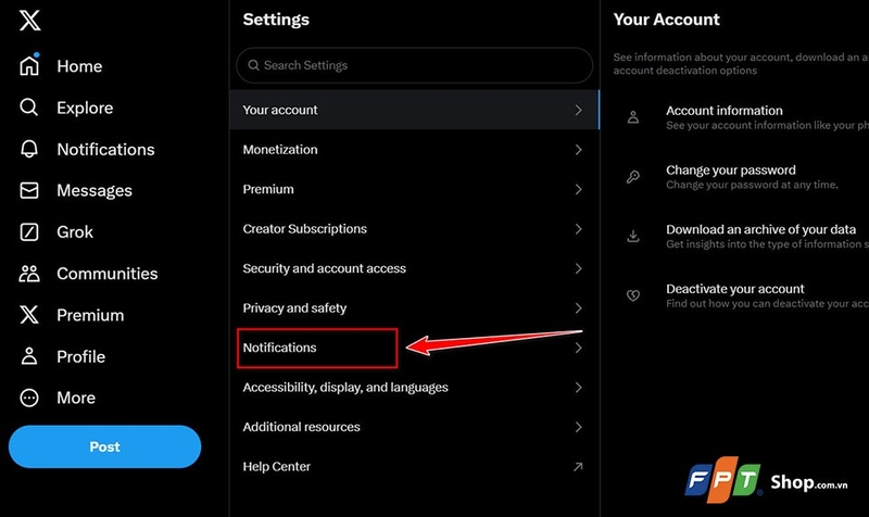 Cách tắt thông báo Twitter - 11