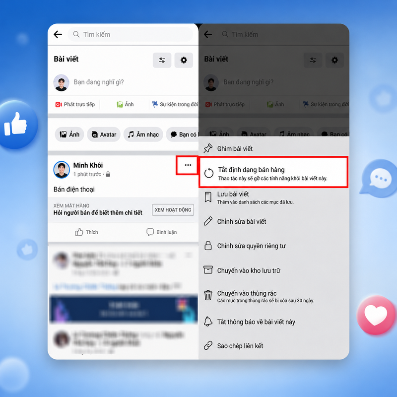 Cách tắt tính năng bán hàng trên Facebook 5