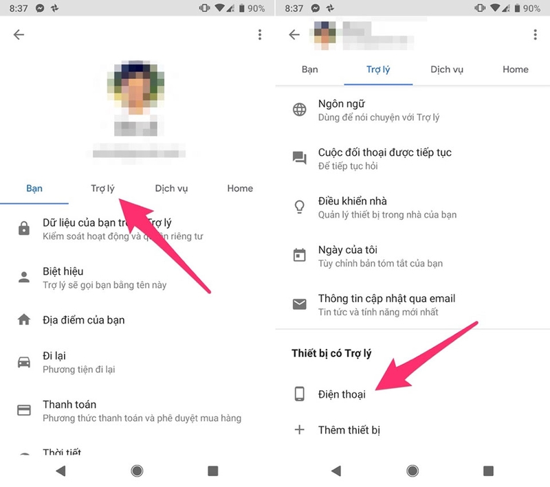 Cách tắt trợ lý Google trên Android - 02