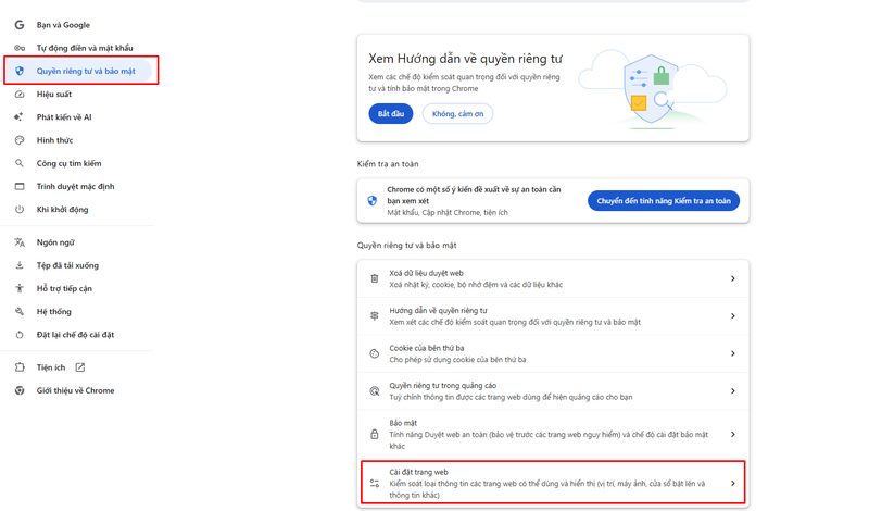 Cách tắt yêu cầu gửi thông báo trên trình duyệt web 2