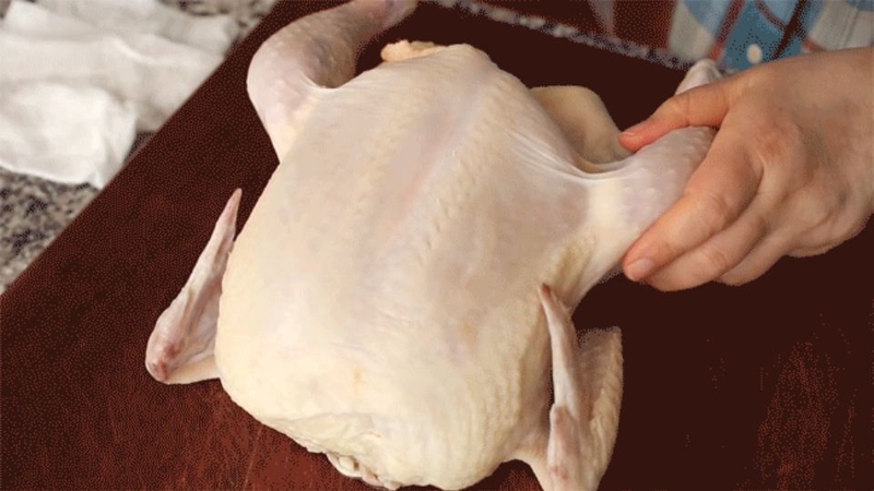 Cách thái thịt gà và thịt vịt