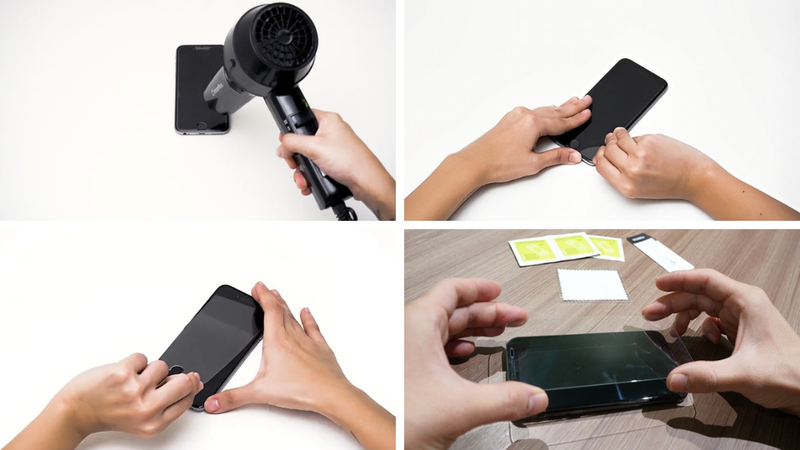 Cách tháo kính cường lực 2