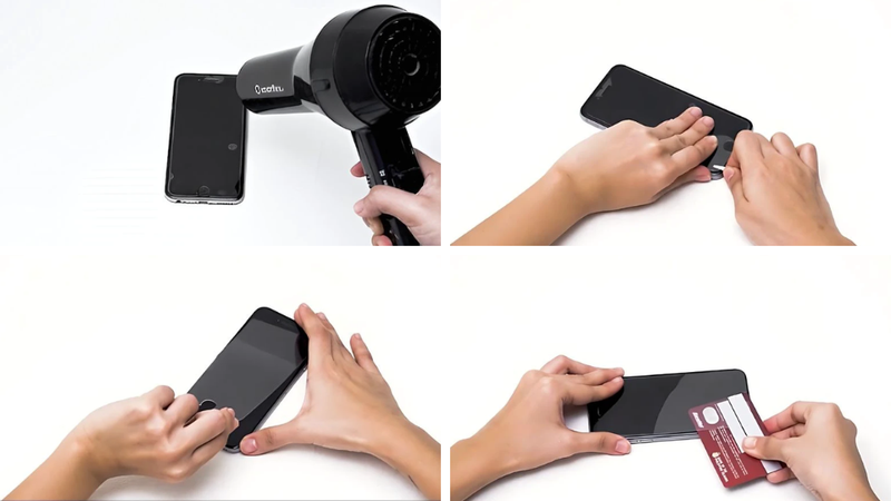 Cách tháo kính cường lực 4