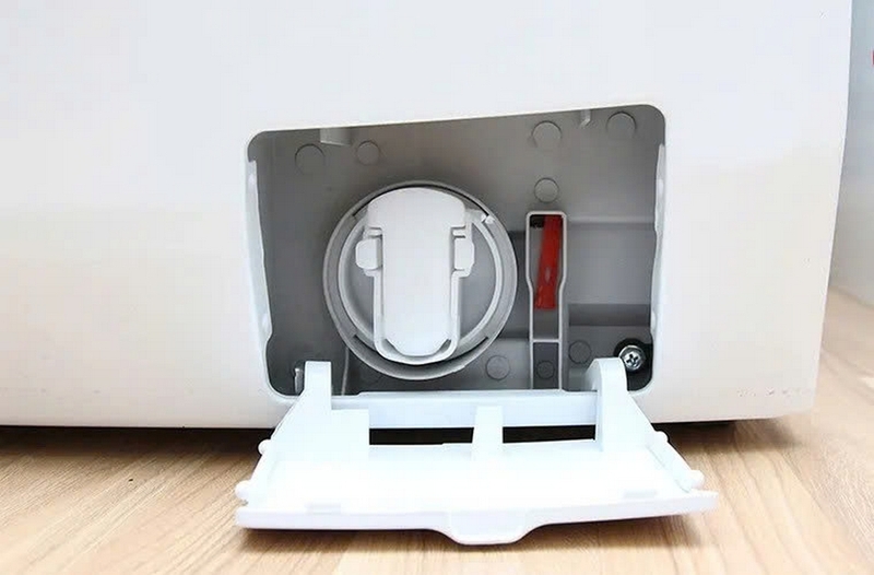 cách tháo lưới lọc máy giặt Toshiba ảnh 5