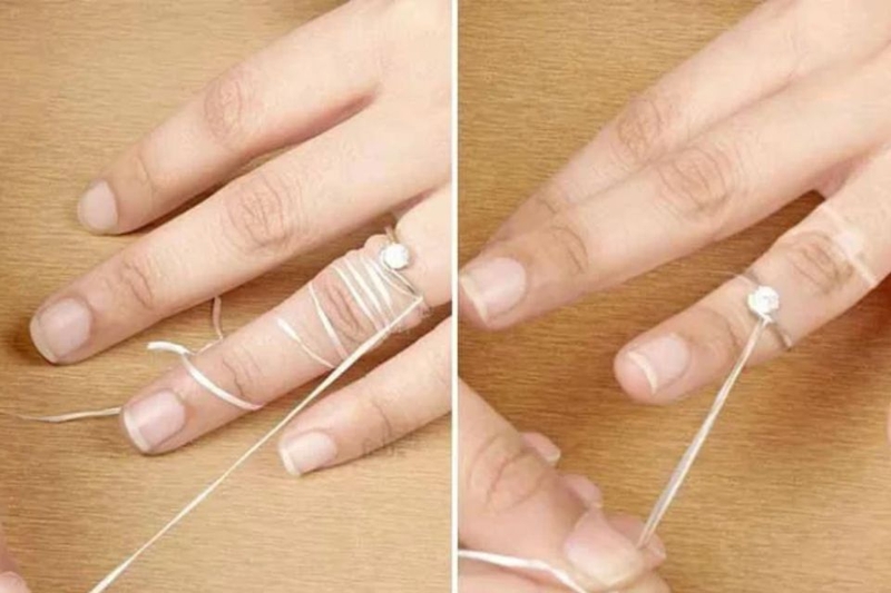cách tháo nhẫn bị chật (ảnh 3)
