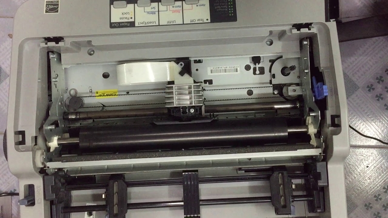 cách thay băng mực máy in kim epson lq 310 - hình 1