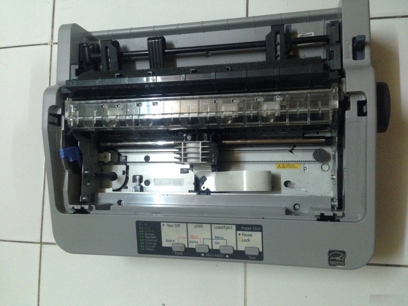 cách thay băng mực máy in kim epson lq 310 - hình 5