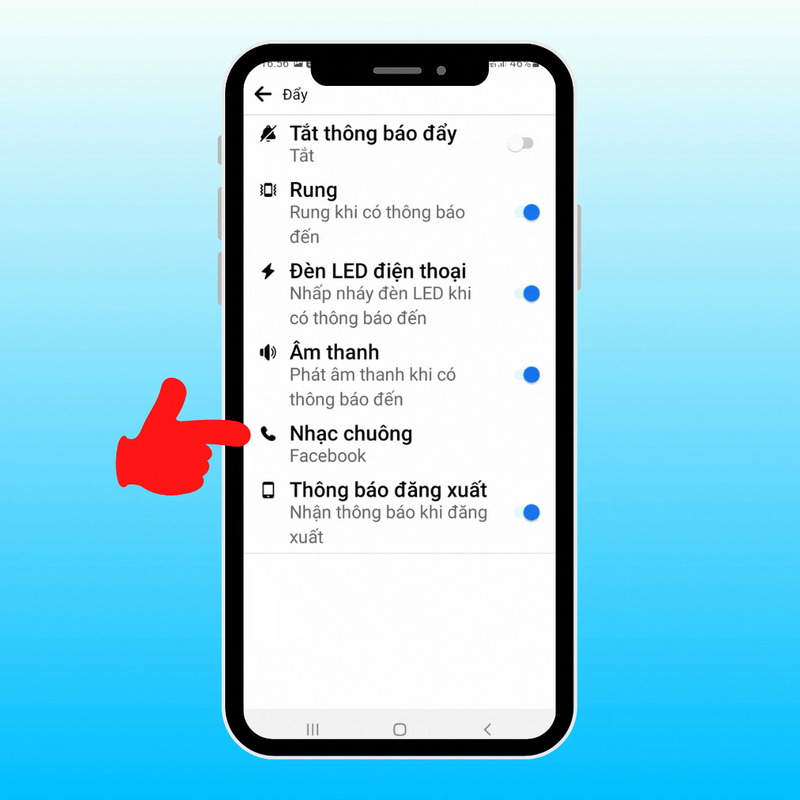 Cách thay đổi âm thanh thông báo Messenger 10