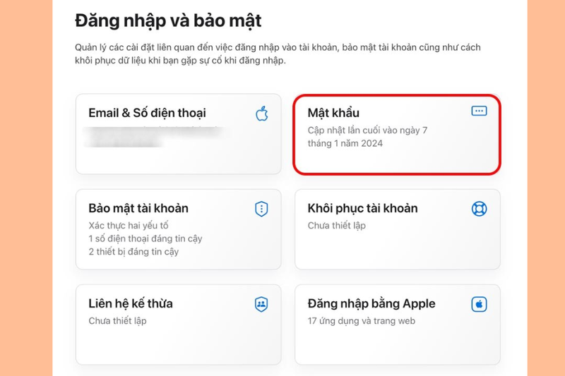Cách thay đổi mật khẩu Apple ID (6)