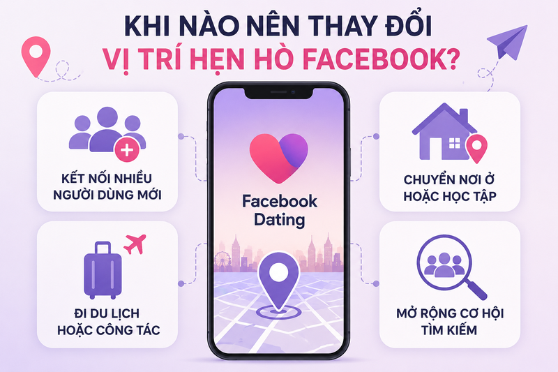 Cách thay đổi vị trí hẹn hò Facebook - hình 2