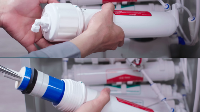 Cách thay lõi lọc nước số 4 6