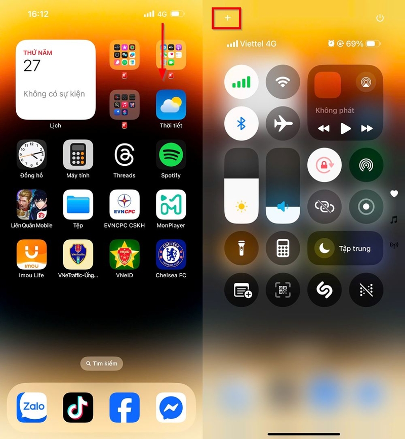 Cách thêm Cảm ứng nhạc vào Trung tâm điều khiển ảnh 1
