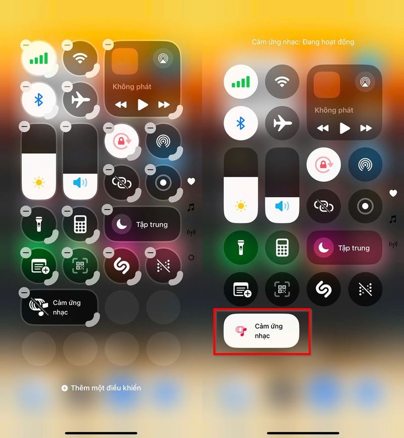 Cách thêm Cảm ứng nhạc vào Trung tâm điều khiển ảnh 3