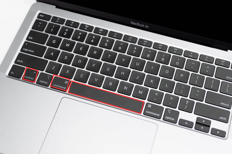 Tổ hợp phím mở bảng emoji trên macOS