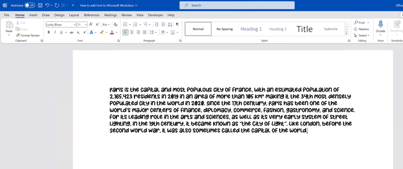 Cách thêm font chữ mới vào Microsoft Office - Hình 1