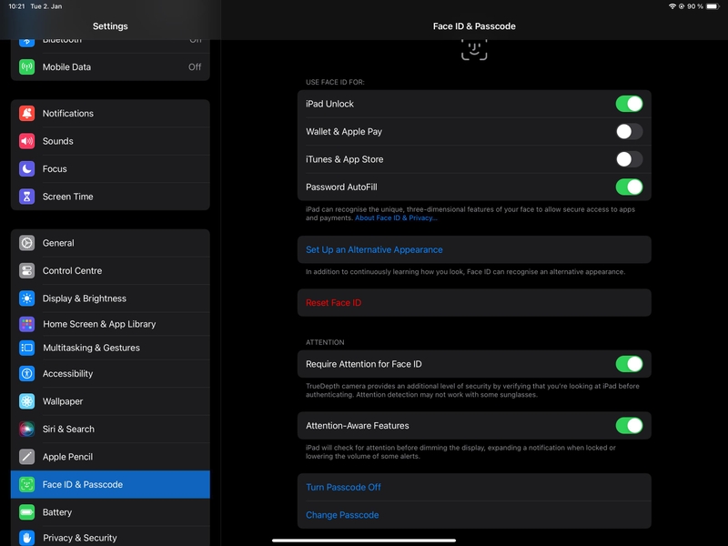 Cách thêm khuôn mặt thứ hai vào Face ID trên iPad Pro - Hình 5