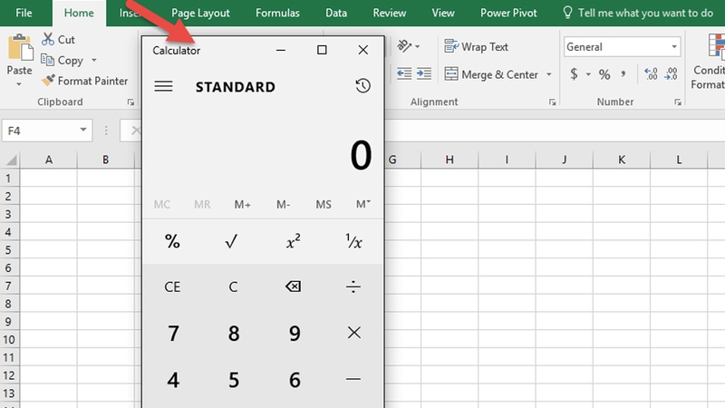 Máy tính Excel là một tính năng cực hữu ích