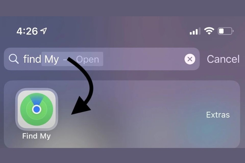 Bước 1: Mở ứng dụng Find My